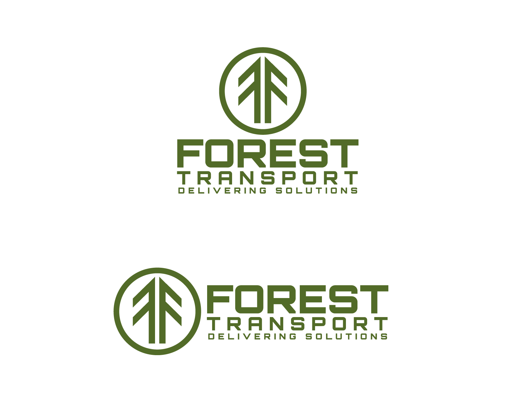Logo Design entry 1834786 submitted by me&you to the Logo Design for Forest Transport run by Webber5606