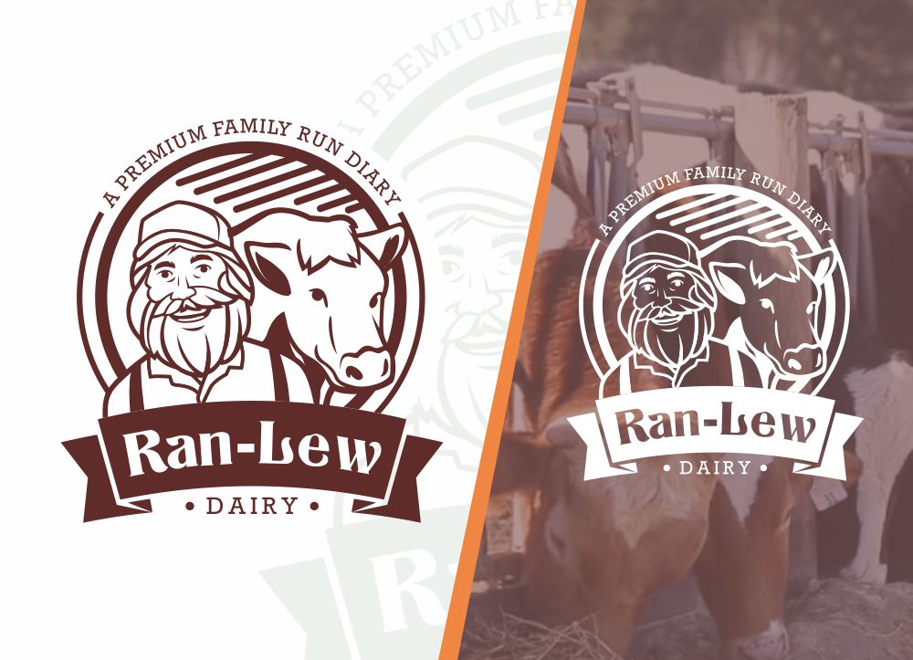 Logo Design entry 1837545 submitted by ArtDevil to the Logo Design for Ran-Lew Dairy run by ranlewmilk