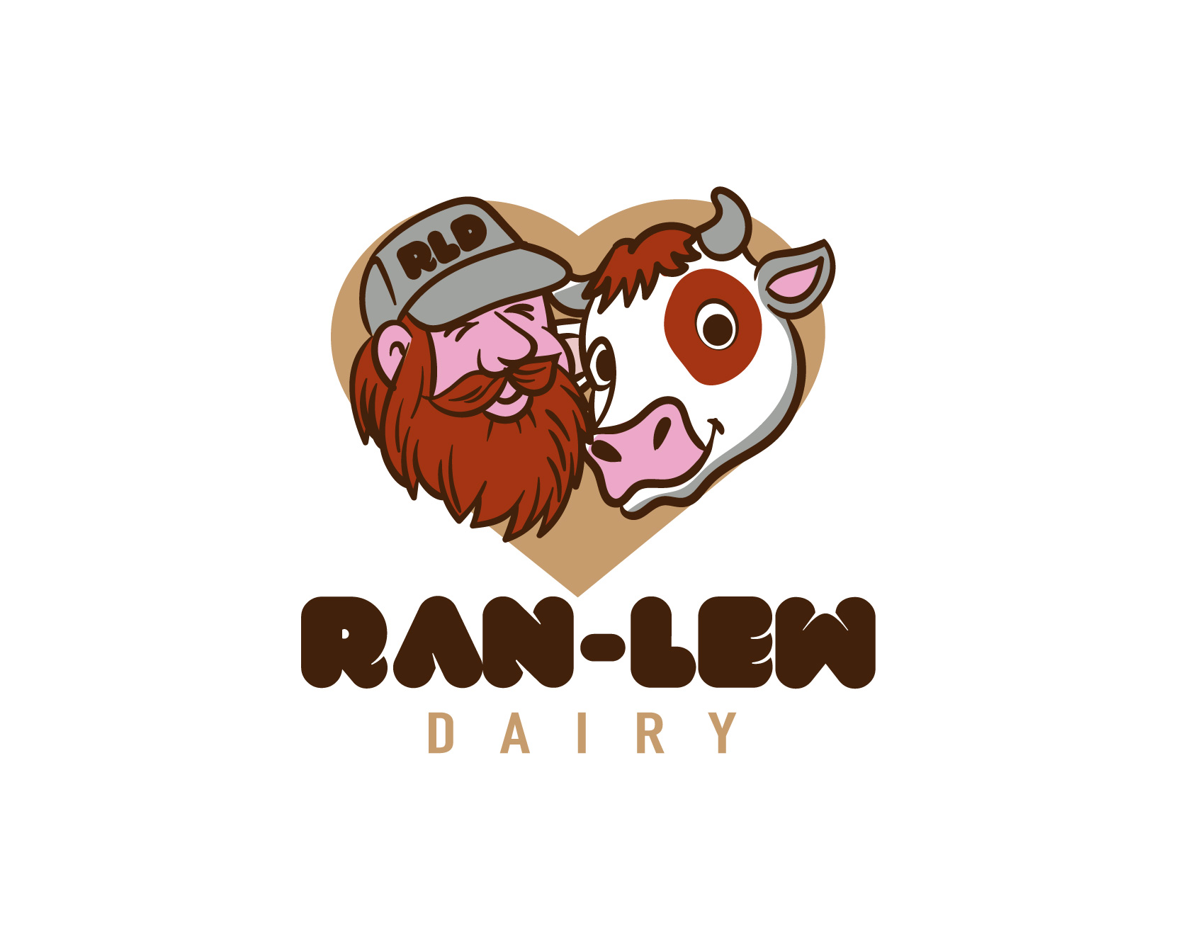 Logo Design entry 1837545 submitted by D'creator to the Logo Design for Ran-Lew Dairy run by ranlewmilk