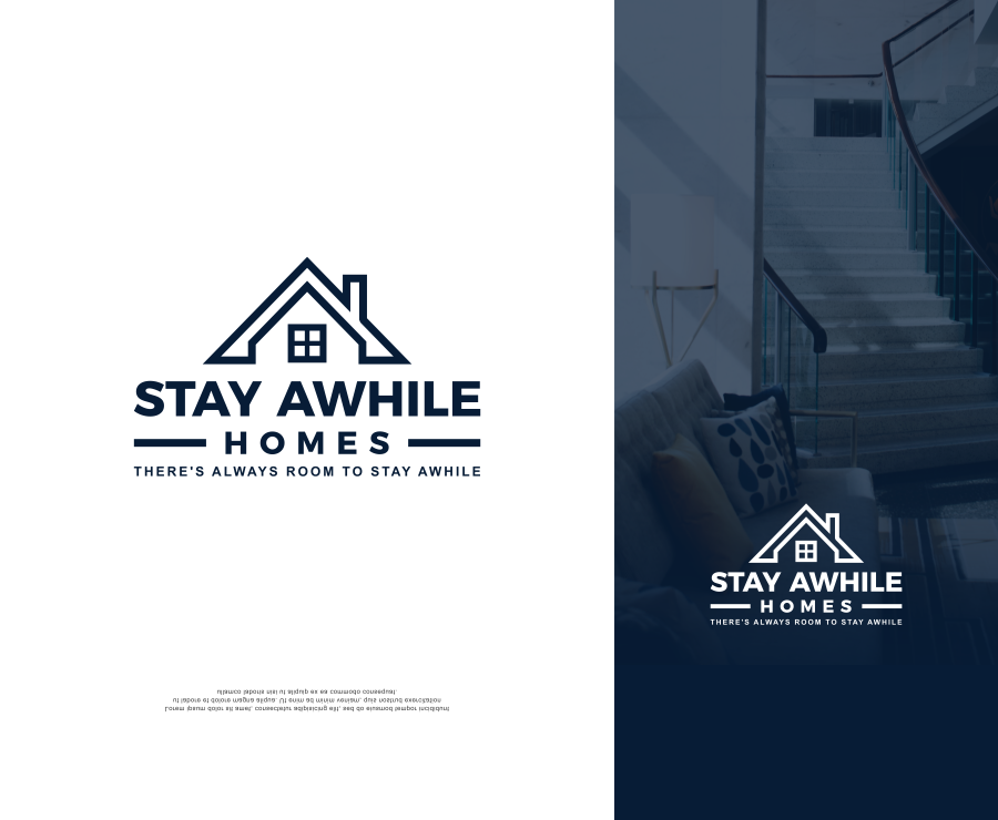 Logo Design entry 1839868 submitted by logo037 to the Logo Design for Stay Awhile Homes run by homefitnesstoyou