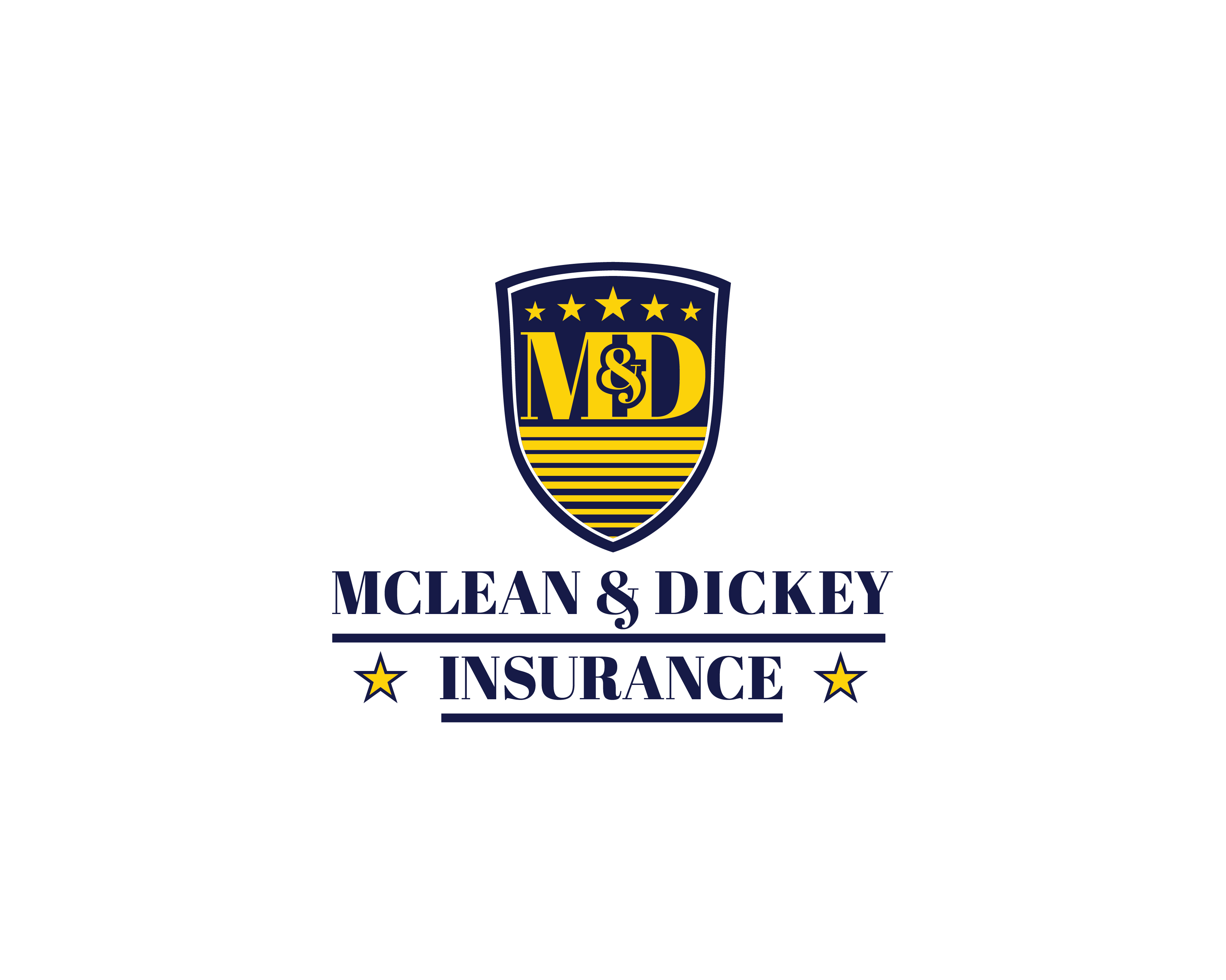 Logo Design entry 1844239 submitted by JOYMAHADIK to the Logo Design for McLean & Dickey Insurance  run by mcleananddickey