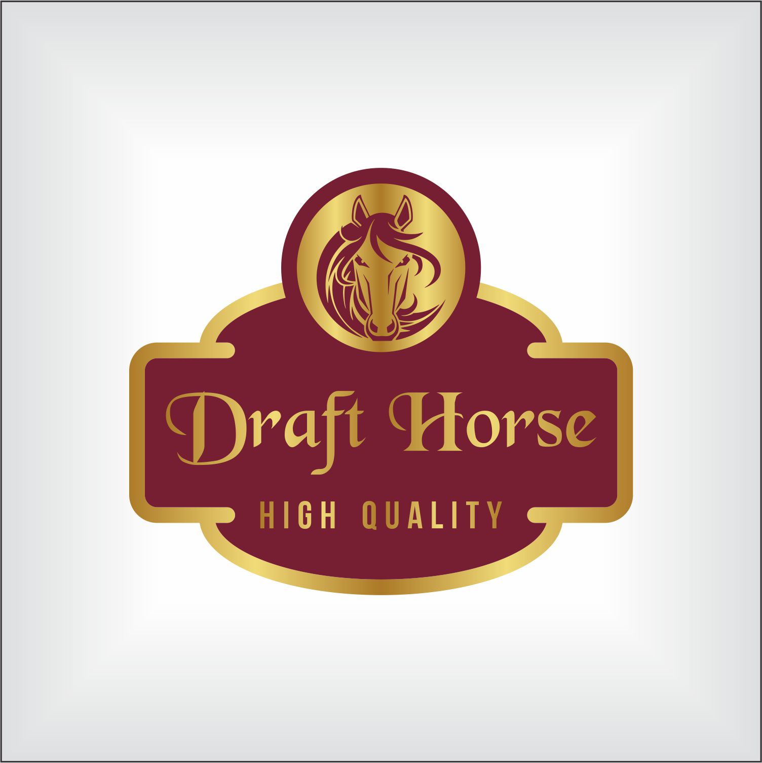 Logo Design entry 1845296 submitted by Deeban2016 to the Logo Design for Draft Horse run by Merford