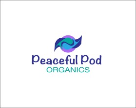 Logo Design Entry 1847503 submitted by ajfgraphics to the contest for Peaceful Pod Organics run by rdub1982
