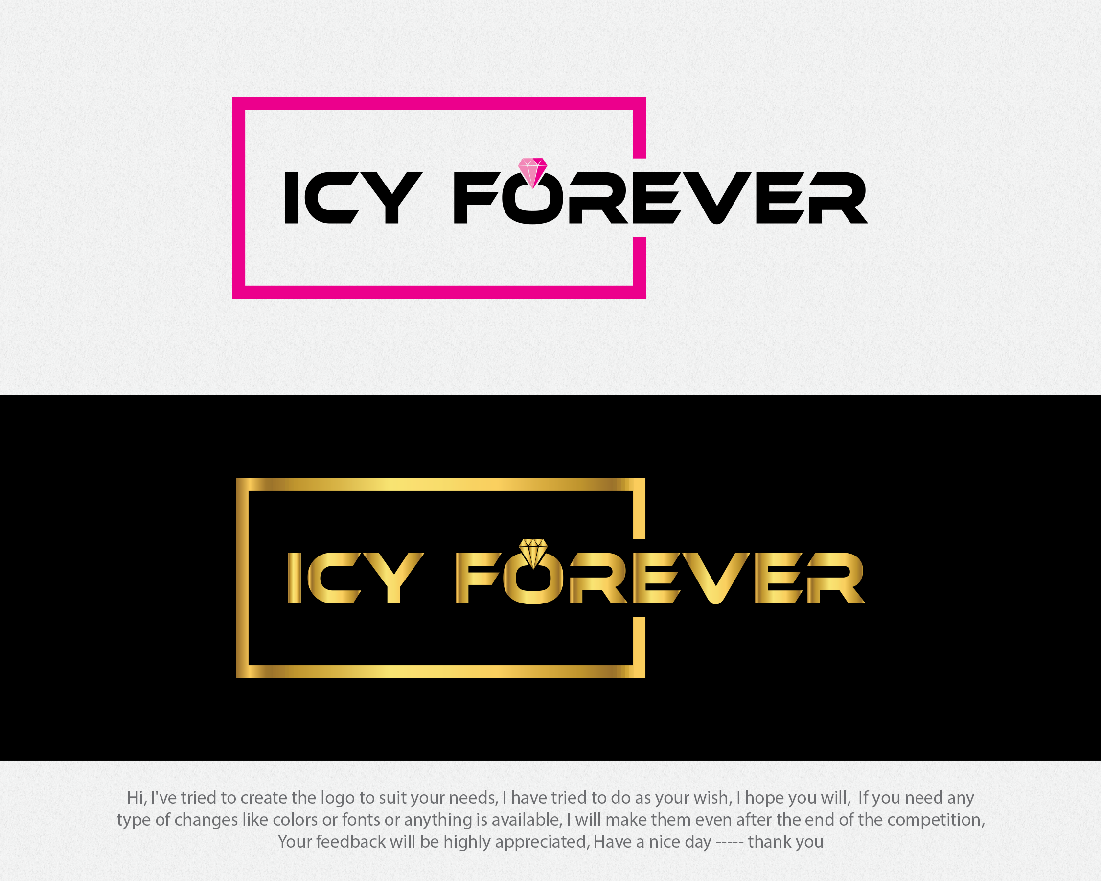 Logo Design entry 1848690 submitted by ENVIRON to the Logo Design for Icy Forever (Icyforever.com)  run by Josephkmedina 