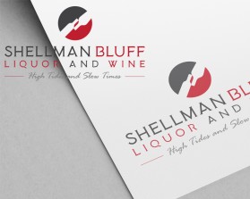 Logo Design Entry 1849201 submitted by revameditee to the contest for Shellman Bluff Liquor and Wine run by SNPartwork