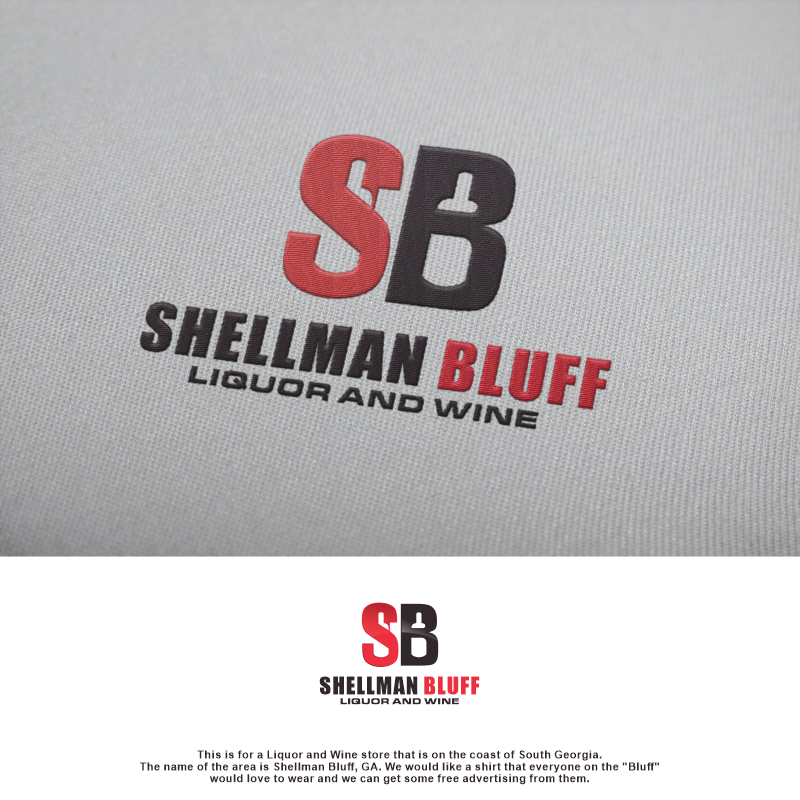 Logo Design entry 1849222 submitted by JonesNanda99 to the Logo Design for Shellman Bluff Liquor and Wine run by SNPartwork