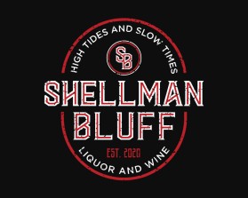 Logo Design entry 1849227 submitted by deathmask to the Logo Design for Shellman Bluff Liquor and Wine run by SNPartwork