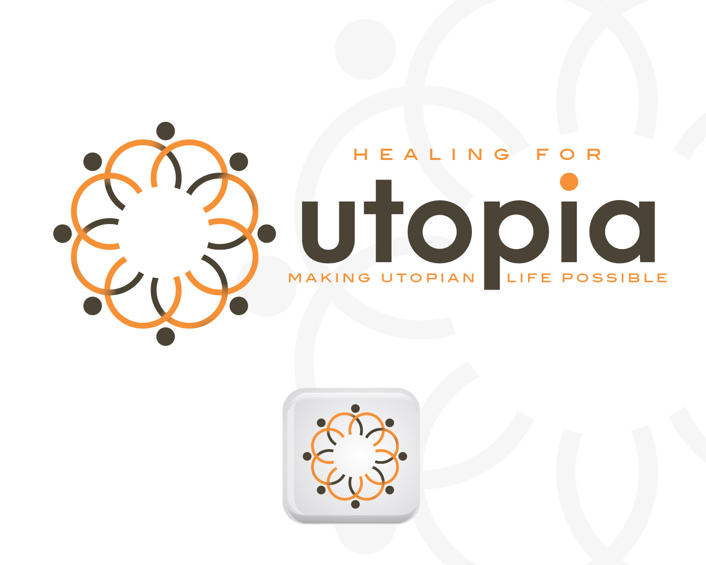 Logo Design entry 1852041 submitted by Abstract BEE to the Logo Design for Healing for Utopia run by healingforutopia