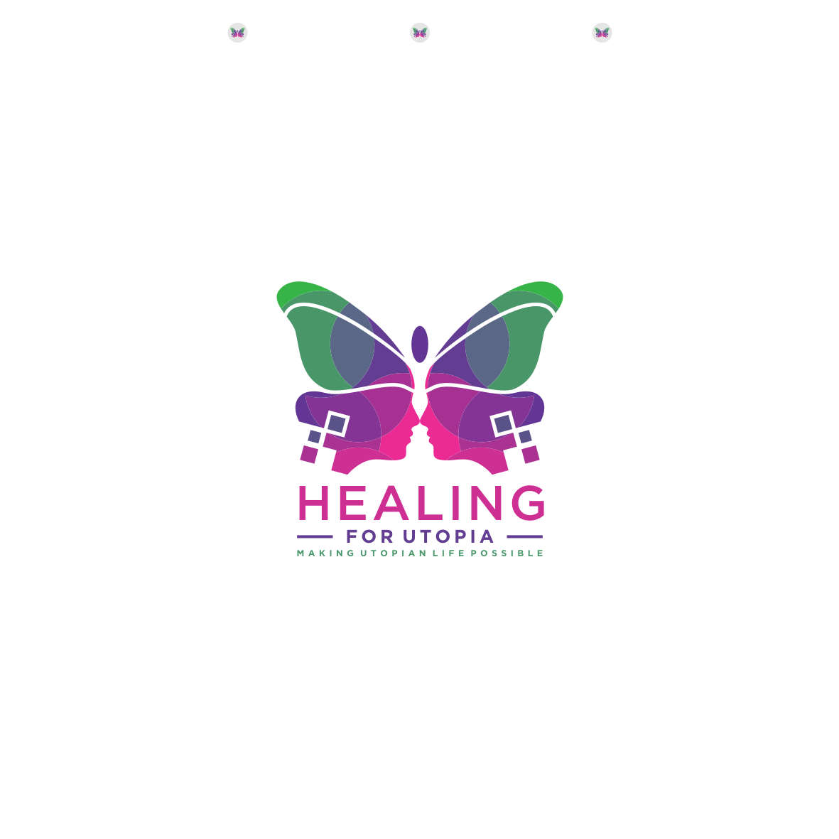 Logo Design entry 1852156 submitted by Abstract BEE to the Logo Design for Healing for Utopia run by healingforutopia
