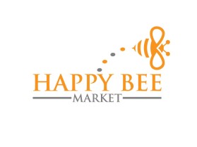 Logo Design entry 1852983 submitted by hansu to the Logo Design for Happy Bee Market run by hasquith