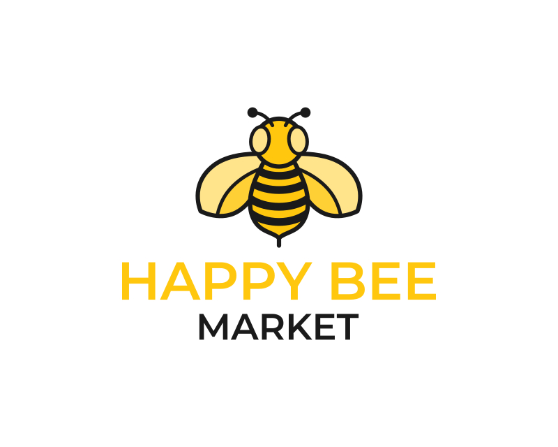 Logo Design entry 1853031 submitted by andesign to the Logo Design for Happy Bee Market run by hasquith
