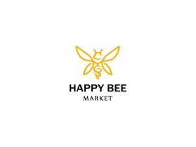 Logo Design Entry 1852991 submitted by hansu to the contest for Happy Bee Market run by hasquith