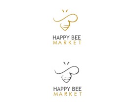Logo Design entry 1852999 submitted by hansu to the Logo Design for Happy Bee Market run by hasquith