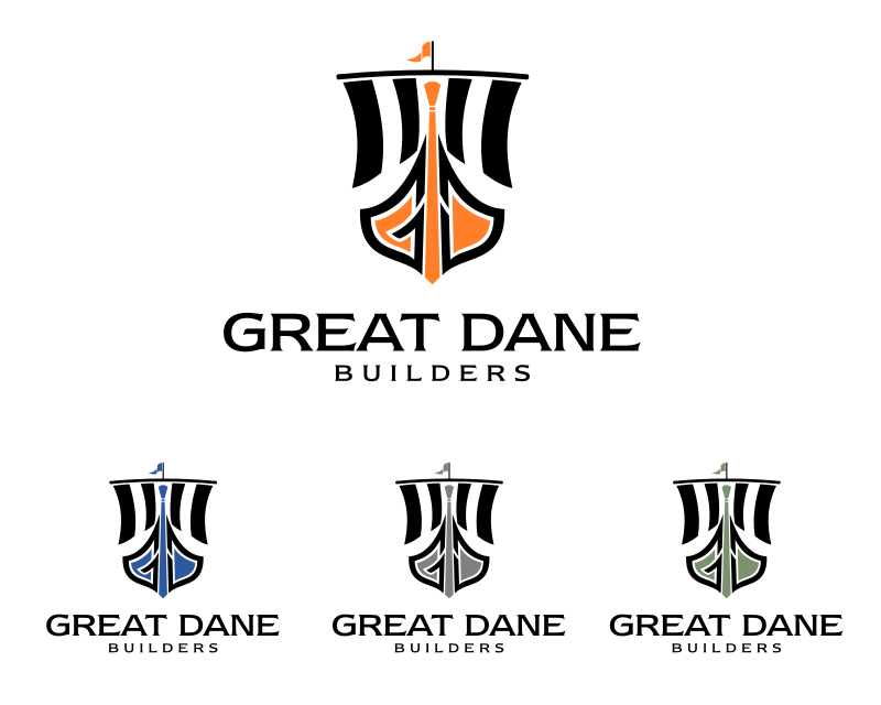 Logo Design entry 1853473 submitted by Jagad Langitan to the Logo Design for Great Dane Builders run by rene@greatdanebuilders.com