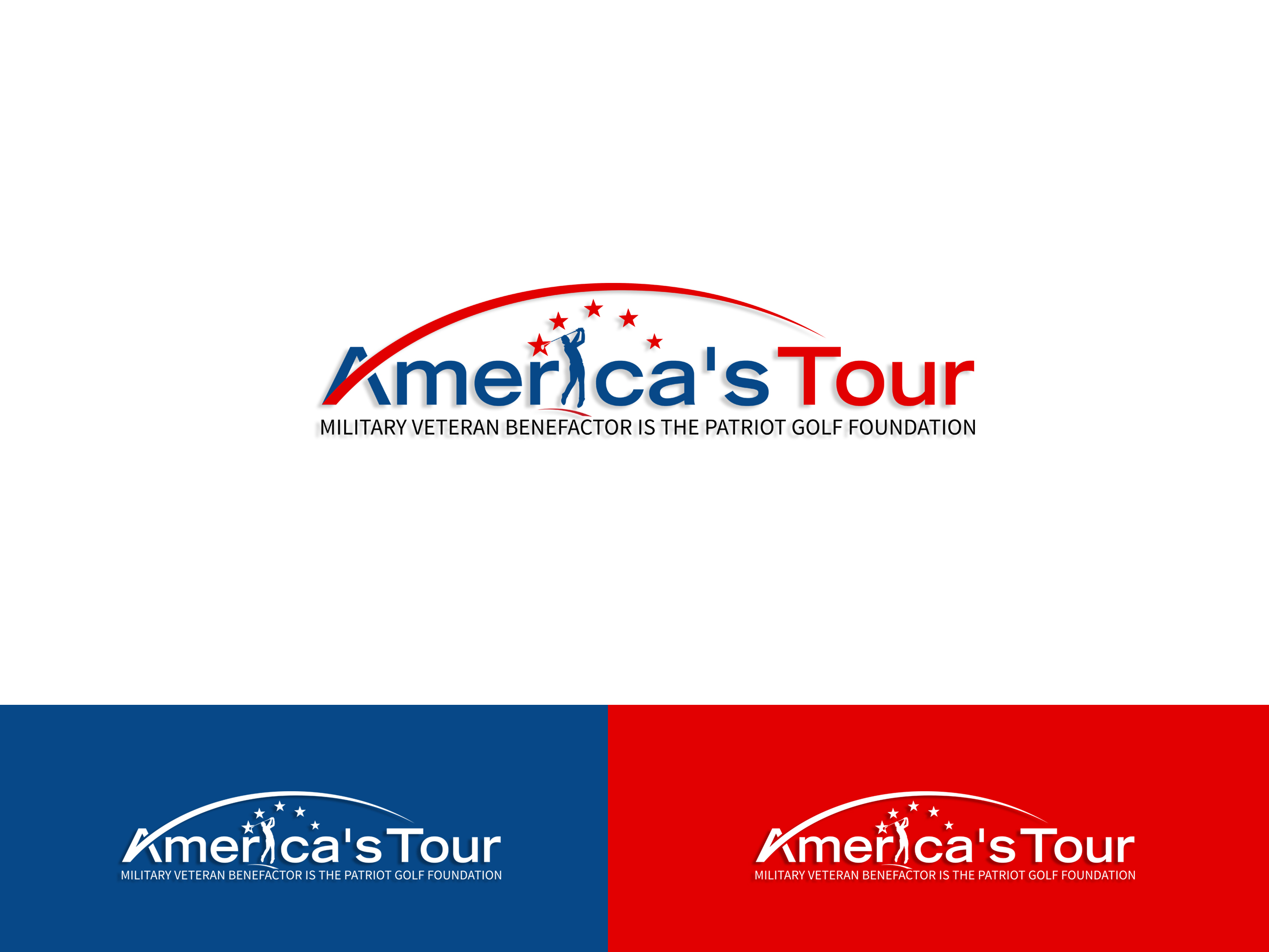 Logo Design entry 1828048 submitted by Sanadesigns to the Logo Design for America's Tour run by americastour