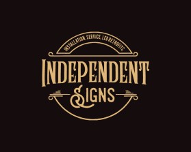 Logo Design entry 1854909 submitted by T2T to the Logo Design for Independent Signs run by JaredTomseth
