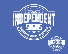 Logo Design entry 1854929 submitted by DeeHarrison to the Logo Design for Independent Signs run by JaredTomseth