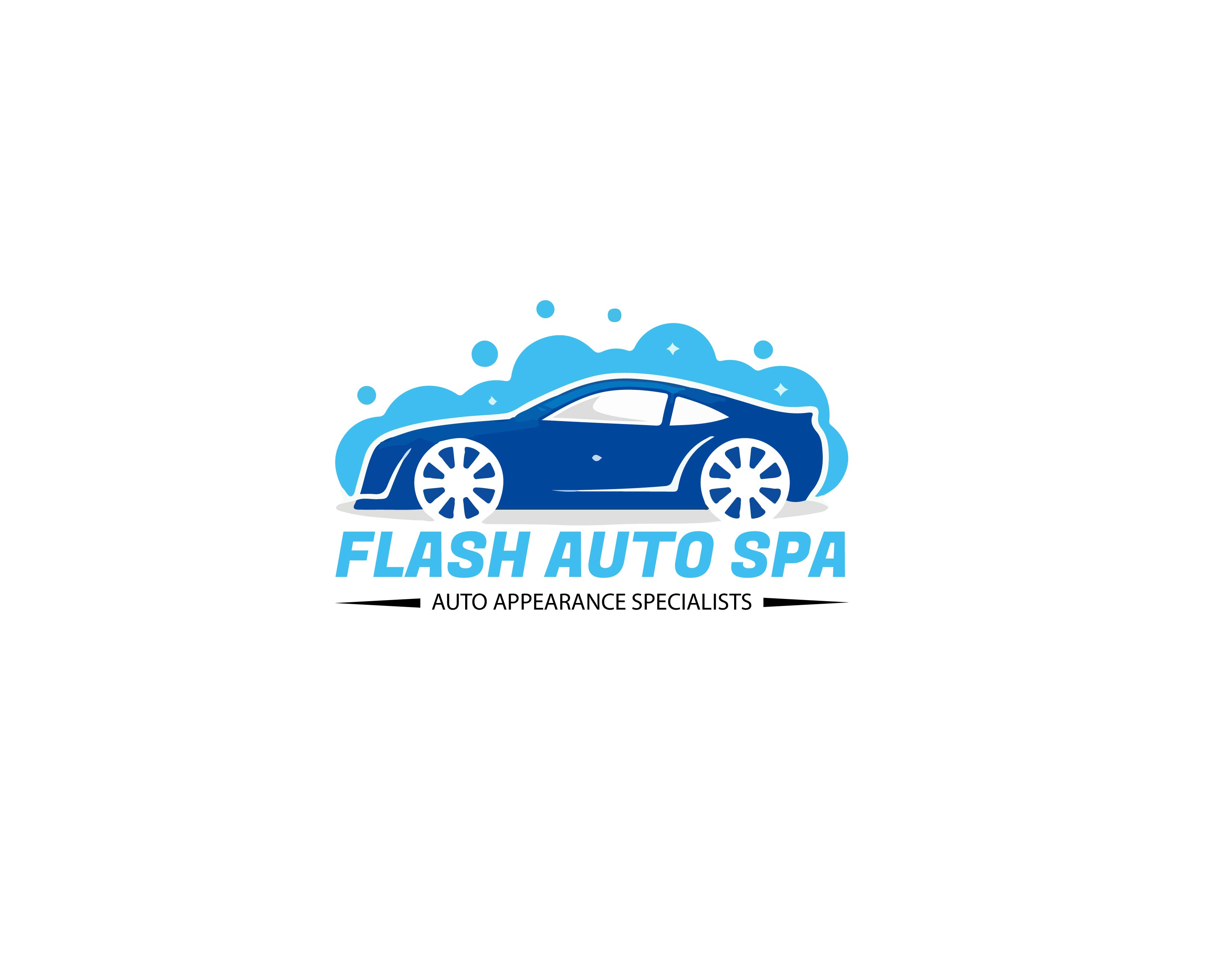 Blue Car Wash Logo