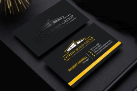 Business Card & Stationery Design entry 1861402 submitted by Amit1991 to the Business Card & Stationery Design for Citrine Build Group run by gromano