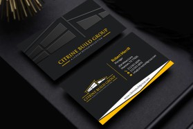 Business Card & Stationery Design entry 1861405 submitted by Amit1991 to the Business Card & Stationery Design for Citrine Build Group run by gromano