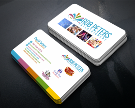 Business Card & Stationery Design entry 1865122 submitted by raevaughn to the Business Card & Stationery Design for Rob Peters Entertainment run by djrobpeters