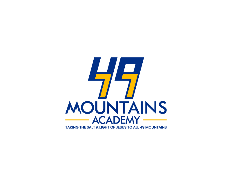 Logo Design entry 1865403 submitted by Wahyhmd to the Logo Design for 49 Mountains. Academy run by GL77Coach