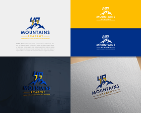 Logo Design entry 1865404 submitted by SplashBucket to the Logo Design for 49 Mountains. Academy run by GL77Coach