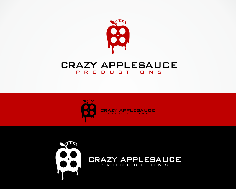 Logo Design entry 1865928 submitted by SATRI to the Logo Design for Crazy Applesauce Productions run by bethwhaley08@yahoo.com