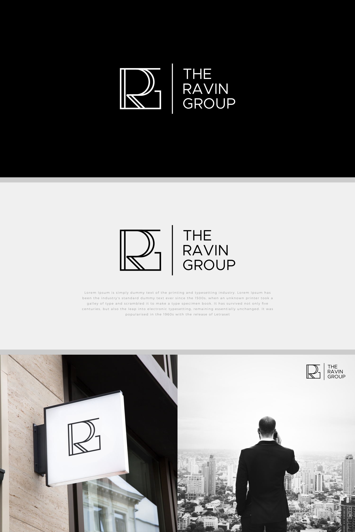 Logo Design entry 1867371 submitted by Farhan to the Logo Design for The Ravin Group run by calinative2017