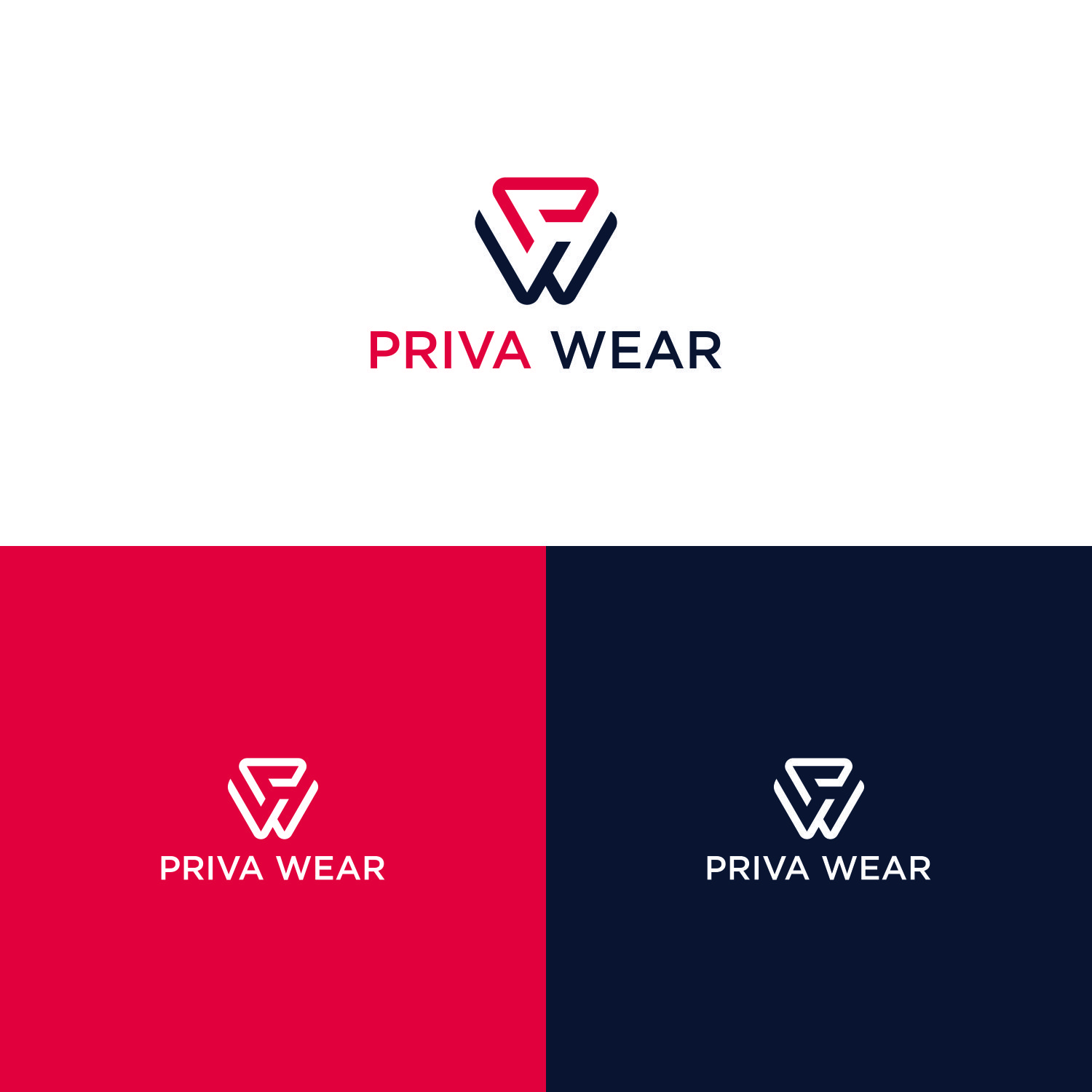 Logo Design entry 1869251 submitted by tona to the Logo Design for PrivaWear run by PrivaWear