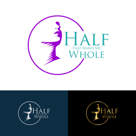 Logo Design entry 1869755 submitted by JonesNanda99 to the Logo Design for Half That Makes Me Whole run by Lady Di