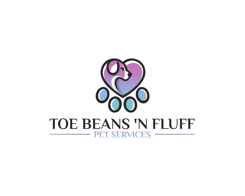 Logo Design entry 1869876 submitted by Ethan to the Logo Design for Toe Beans 'n Fluff run by toebeans