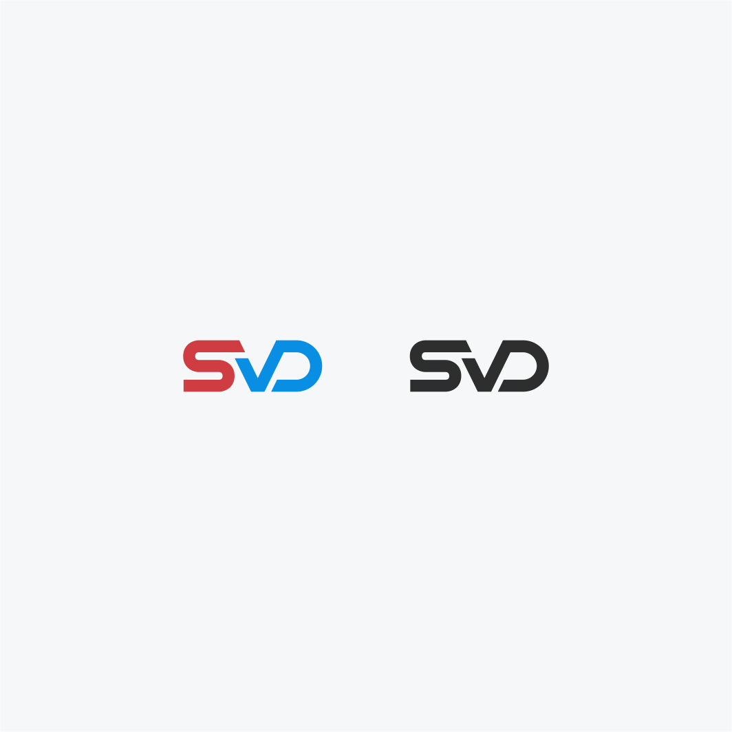 Svs letter logo design on white background Vector Image