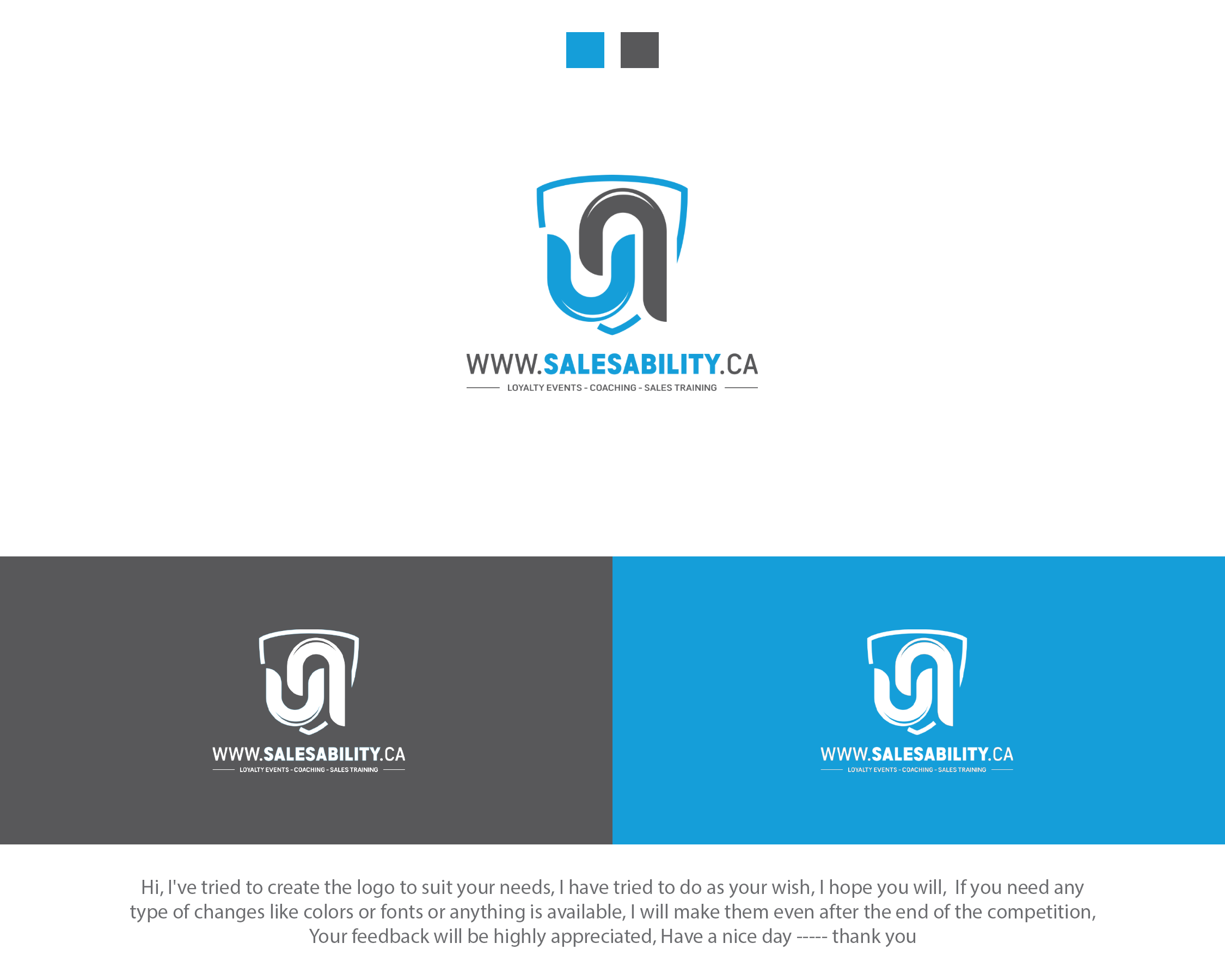 Logo Design entry 1881402 submitted by ENVIRON to the Logo Design for www.salesability.ca run by stilley01