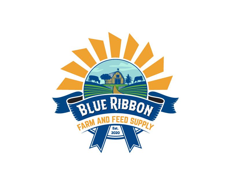 Logo Design entry 1882794 submitted by armanks to the Logo Design for Blue Ribbon Farm & Feed Supply run by blueribbon