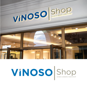 Logo Design entry 1885350 submitted by sardor to the Logo Design for VINOSO.Shop run by gfolonari