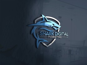 Logo Design entry 1886482 submitted by delvano1317 to the Logo Design for Shark Digital Marketing run by justincmarketing