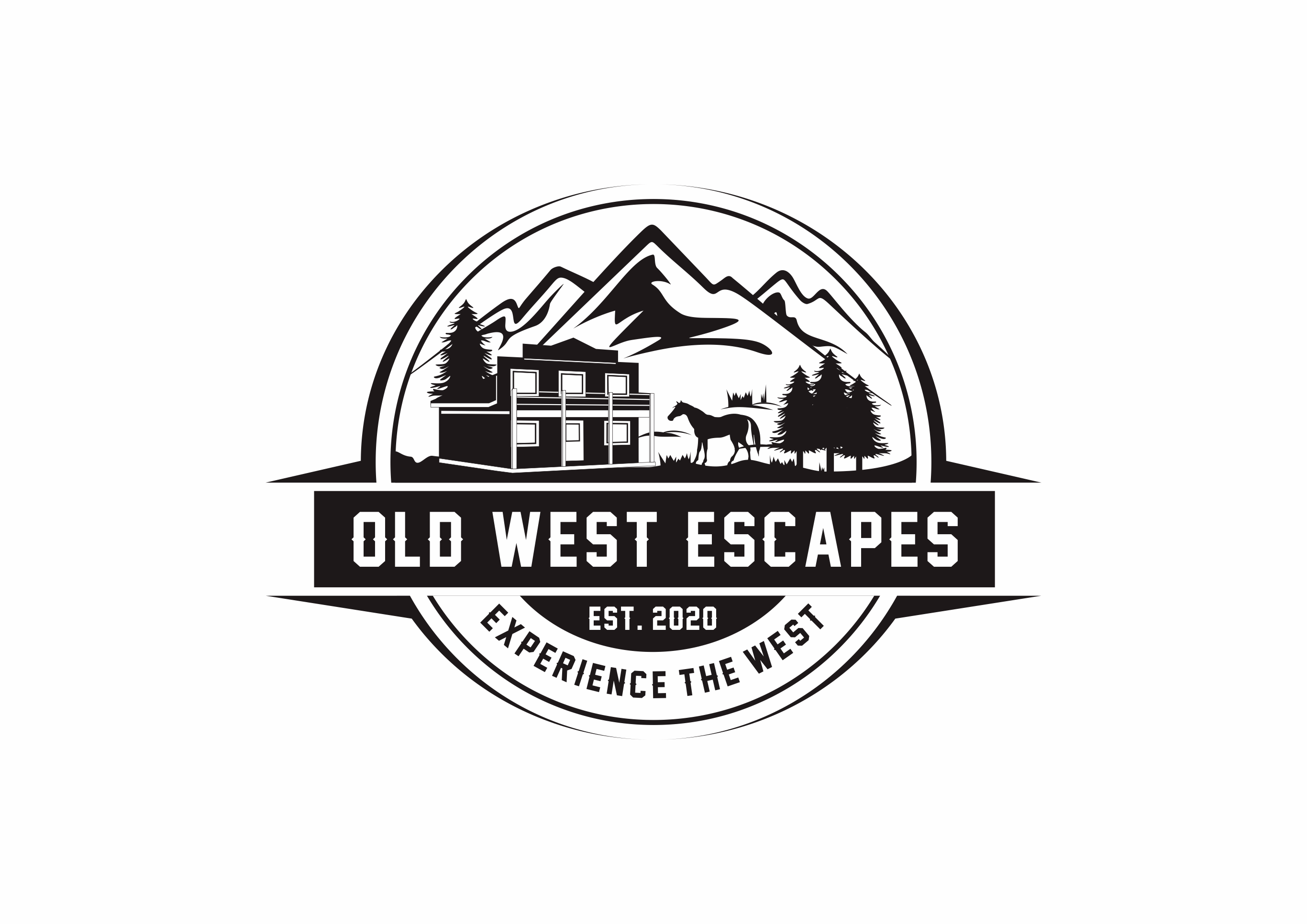 Logo Design entry 1888197 submitted by Fuad Kino to the Logo Design for Old West Escapes  run by davidwhite@cableone.net