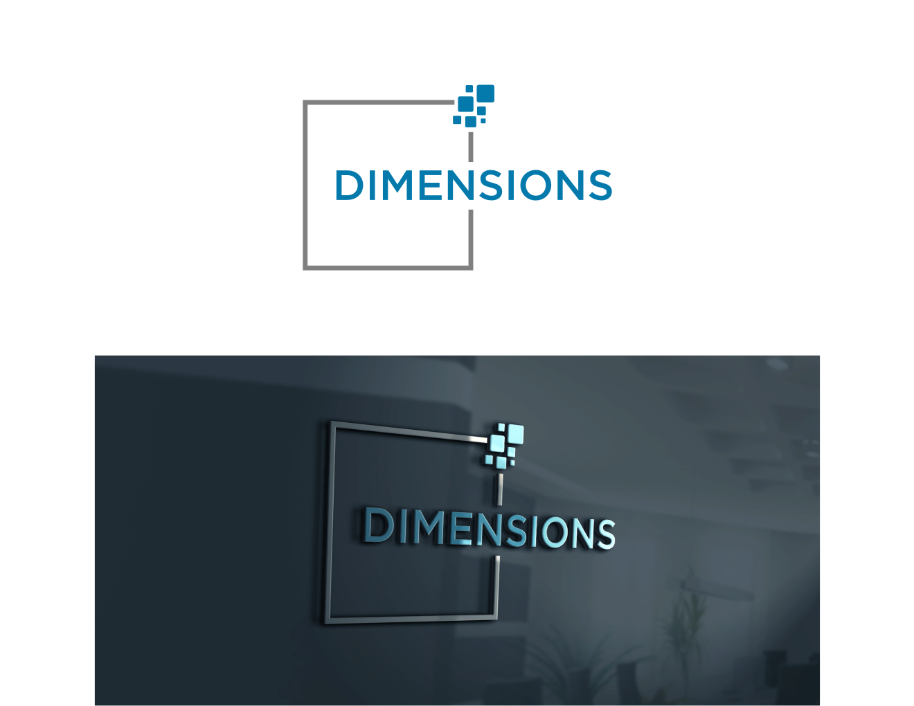 Logo Design entry 1893432 submitted by REVIKA to the Logo Design for DIMENSIONS run by exhale610