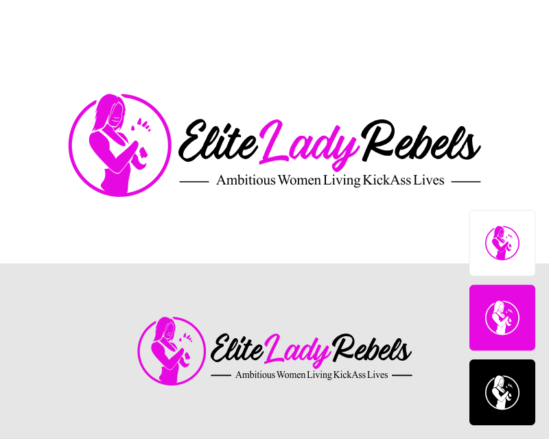 Logo Design entry 1895817 submitted by regifauzanart to the Logo Design for Elite Lady Rebels run by Handsofflady