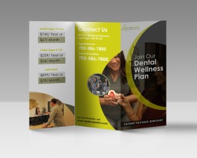 Brochure Design entry 1895848 submitted by devintaule to the Brochure Design for Dee for Dentist run by deefordentist
