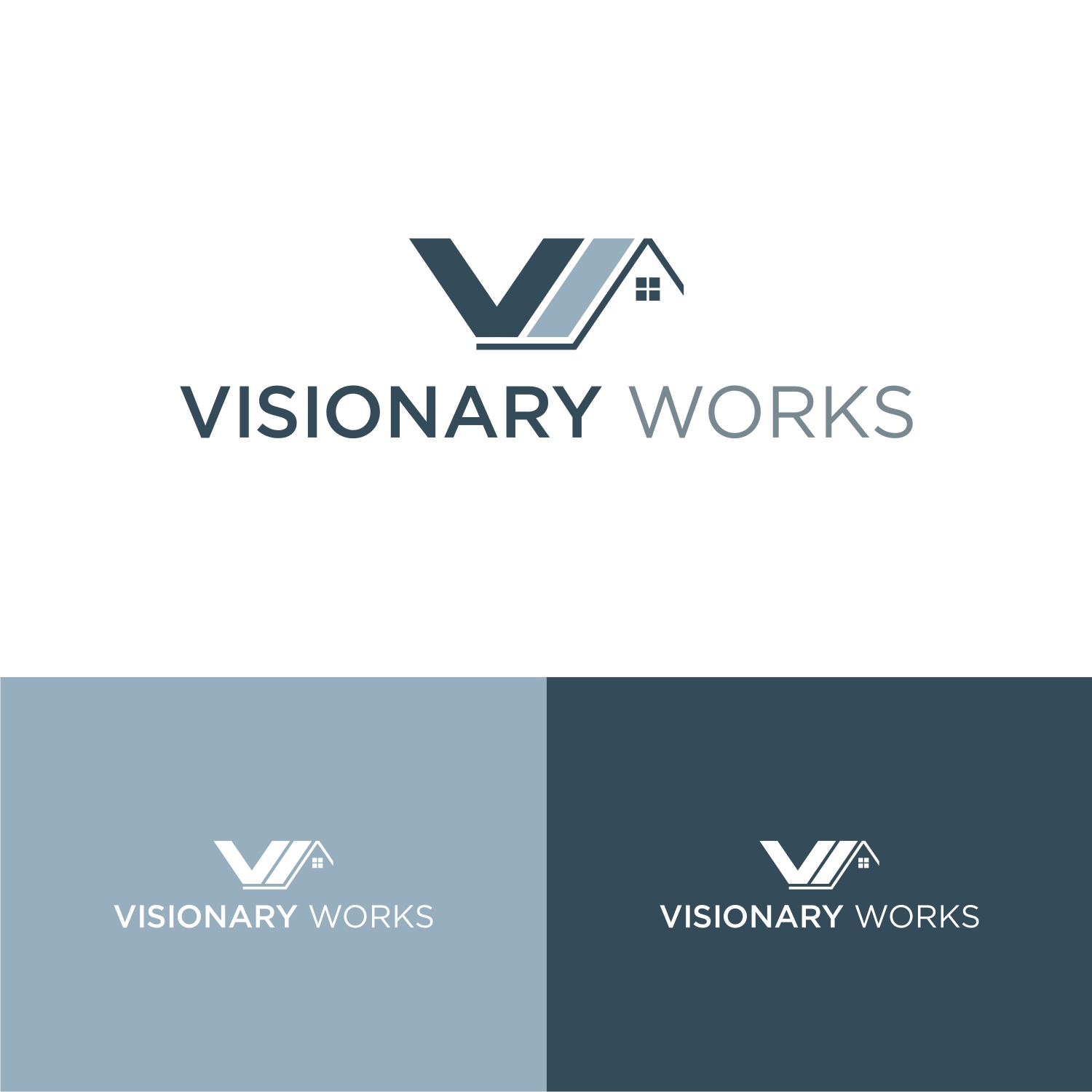 Logo Design entry 1895961 submitted by BLACK DEVIL to the Logo Design for Visionary Works run by visionaryworks2020