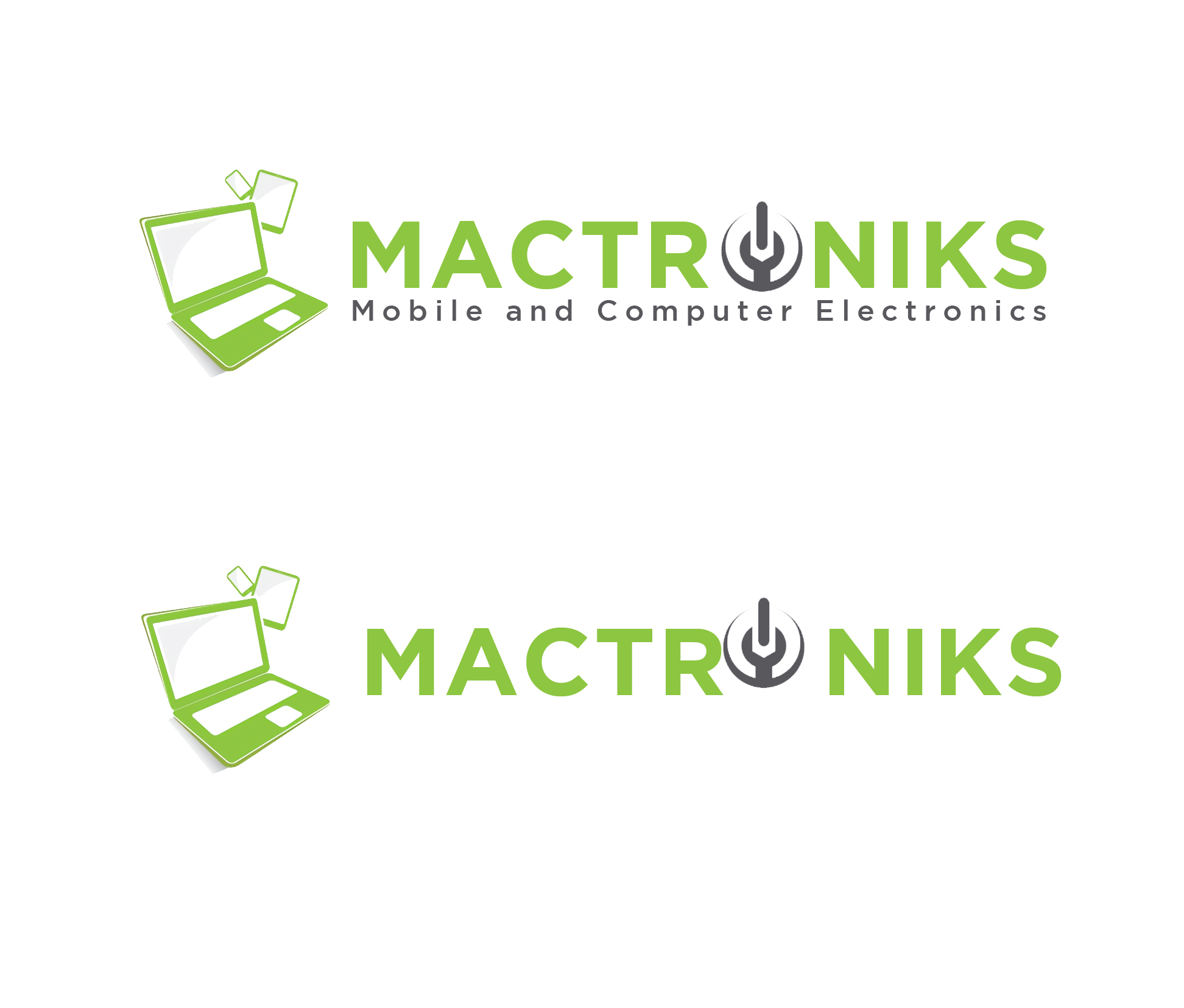 Logo Design entry 1902688 submitted by SaGamedia to the Logo Design for MacTroniks run by weilingpeng@live.com