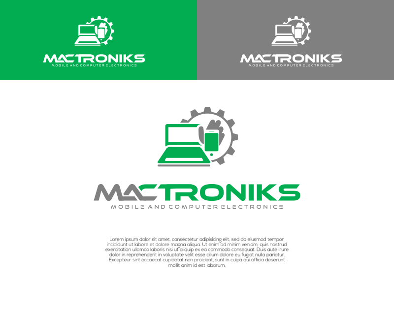 Logo Design entry 1902844 submitted by SATRI to the Logo Design for MacTroniks run by weilingpeng@live.com