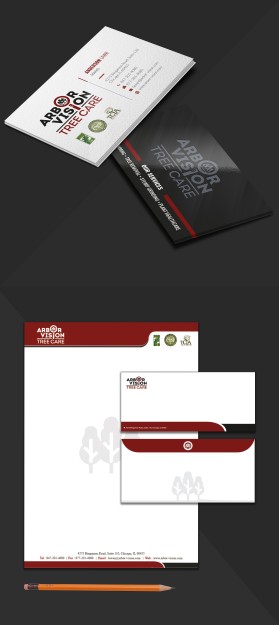 Business Card & Stationery Design Entry 1910051 submitted by DK Graphics to the contest for Arbor Vision run by coachdore09