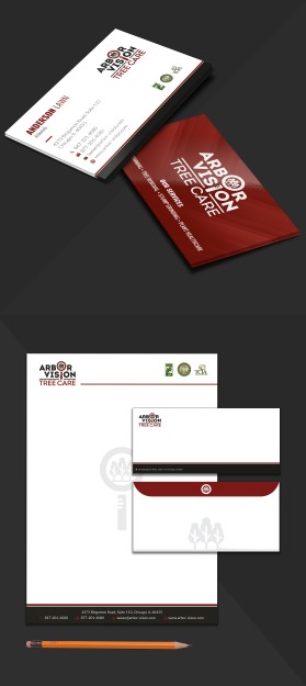 Business Card & Stationery Design entry 1910052 submitted by graphite to the Business Card & Stationery Design for Arbor Vision run by coachdore09