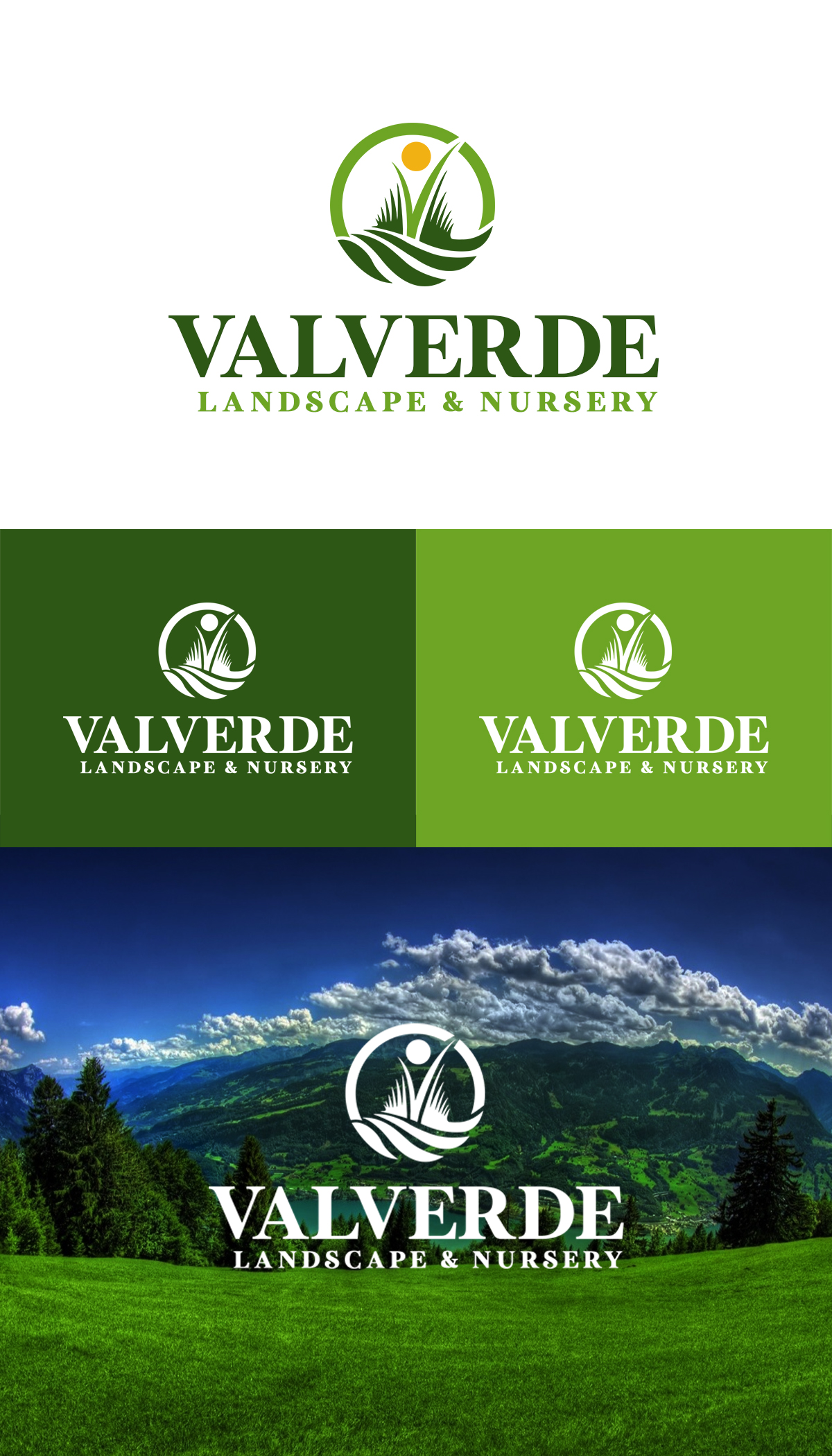 Logo Design entry 1911068 submitted by Pendejo to the Logo Design for Val Verde Landscape & Nursery run by Butterflyaway9