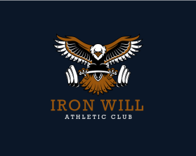 Logo Design entry 1911407 submitted by Design Rock to the Logo Design for Iron Will Athletic Club run by thomasdbruton