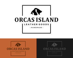 Logo Design entry 1916181 submitted by @KaranDevol to the Logo Design for Orcas Leather or Orcas Island Leather run by mindysonshine