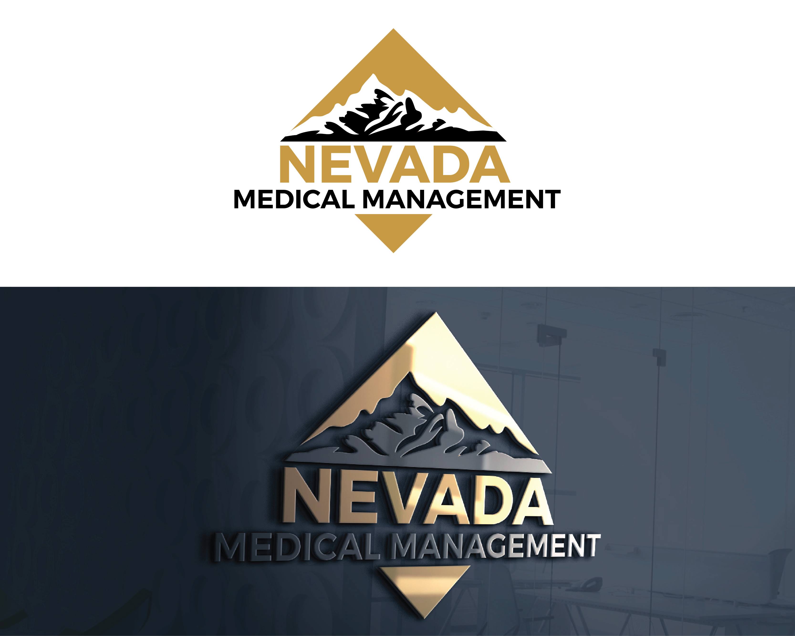 Logo Design entry 1917029 submitted by JOYMAHADIK to the Logo Design for Nevada Medical Management run by neuronevada